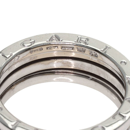 BVLGARI B.zero1 3 Band #62 Ring K18 White Gold Ladies [Used]