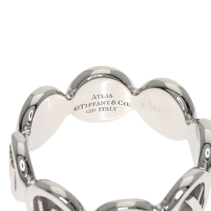 TIFFANY&Co. Atlas Circle 1P Diamond Ring K18 White Gold Ladies [Used]