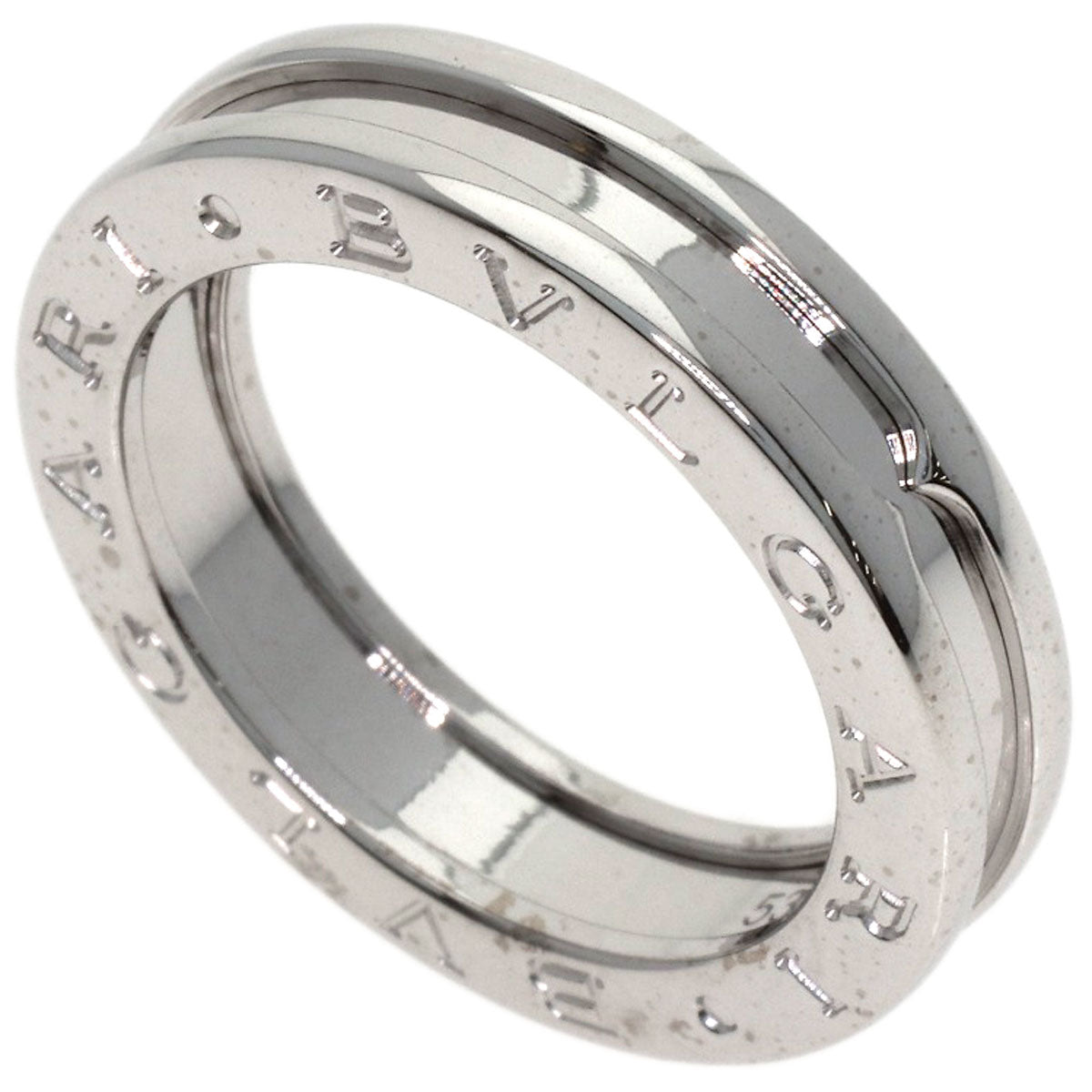 BVLGARI B.zero1 1 band #53 Ring K18 White Gold Ladies [Used]