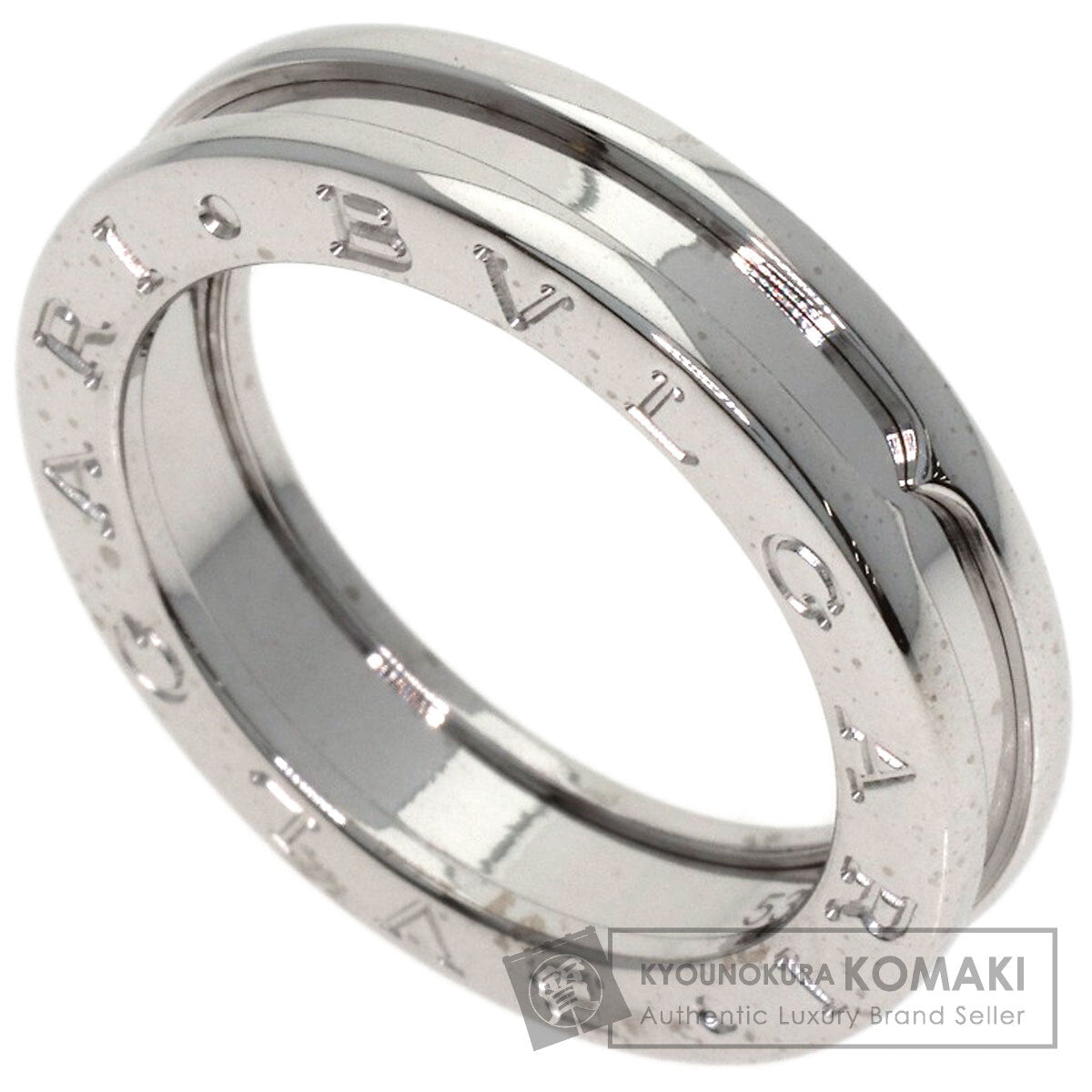 BVLGARI B.zero1 1 band #53 Ring K18 White Gold Ladies [Used]