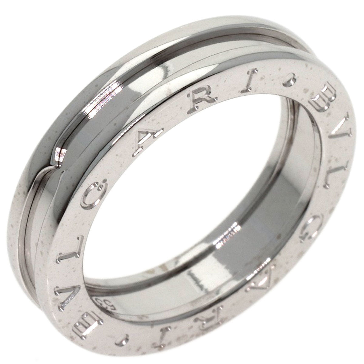 BVLGARI B.zero1 1 band #53 Ring K18 White Gold Ladies [Used]
