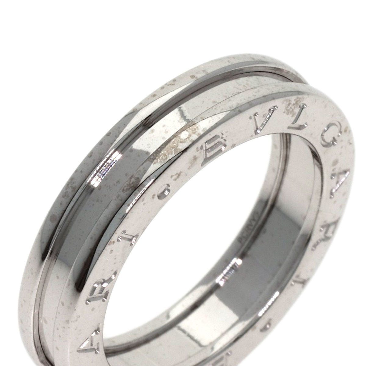 BVLGARI B.zero1 1 band #53 Ring K18 White Gold Ladies [Used]