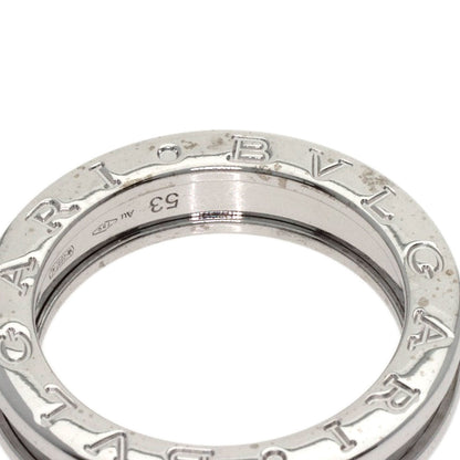 BVLGARI B.zero1 1 band #53 Ring K18 White Gold Ladies [Used]