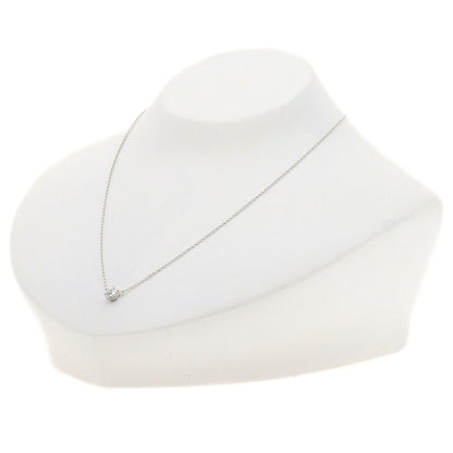 TASAKI Solitaire Diamond Necklace Platinum PT900 PT850Ladies [Used]