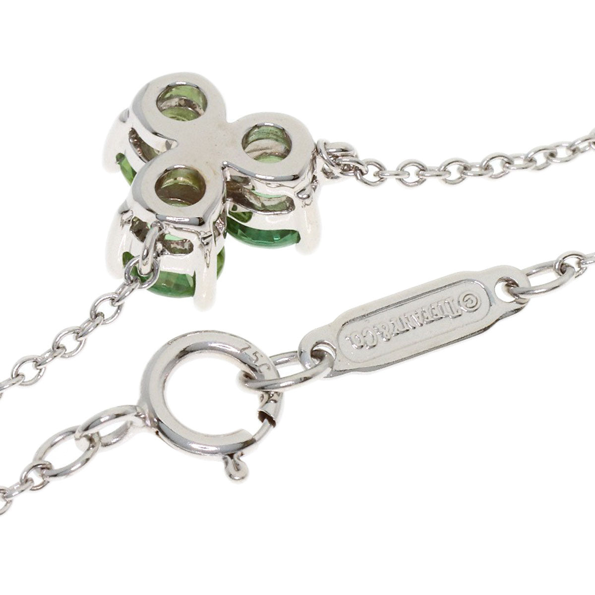 TIFFANY&Co. Aria Tourmaline Necklace K18 White Gold Ladies [Used]