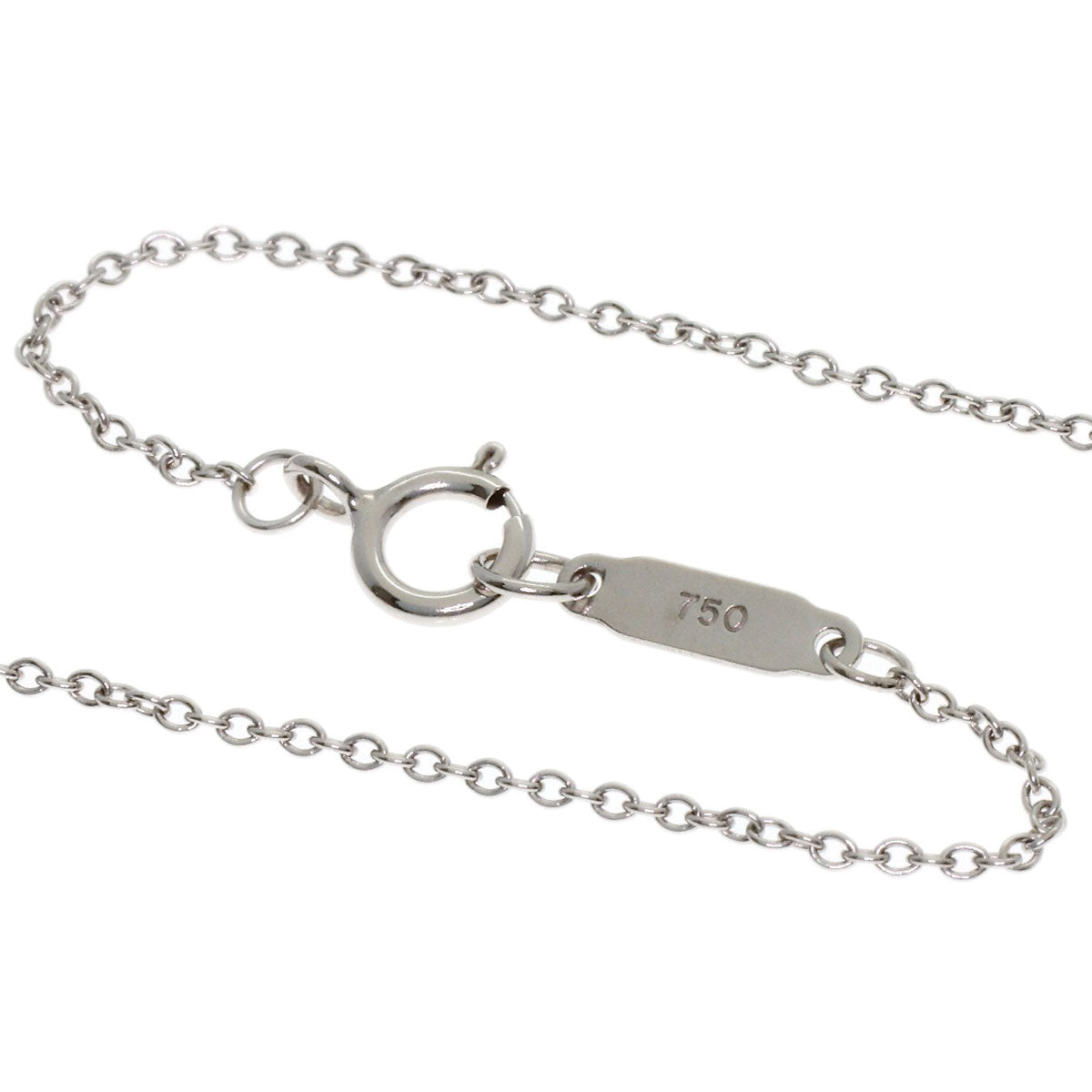 TIFFANY&Co. Aria Tourmaline Necklace K18 White Gold Ladies [Used]