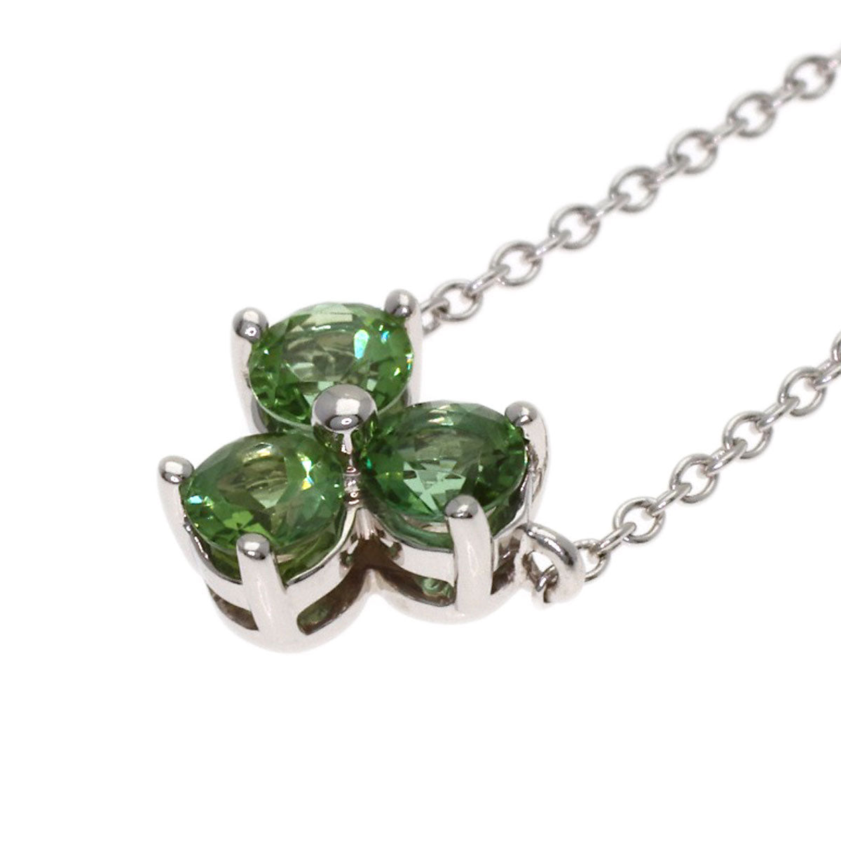TIFFANY&Co. Aria Tourmaline Necklace K18 White Gold Ladies [Used]