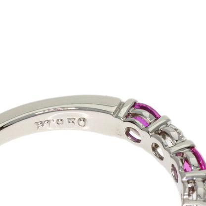 TIFFANY&Co. Forever Pink Sapphire Diamond Ring Platinum PT950 Ladies [Used]