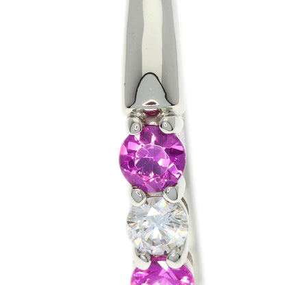 TIFFANY&Co. Forever Pink Sapphire Diamond Ring Platinum PT950 Ladies [Used]