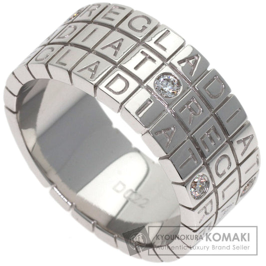 Ponte Vecchio Gladiator Diamond Ring K18 White Gold Ladies [Used]