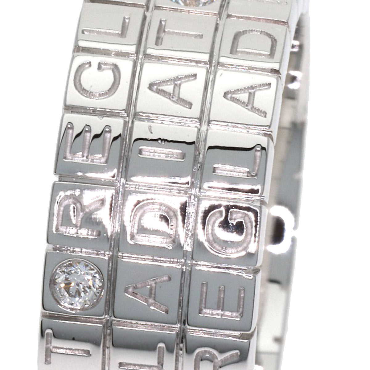 Ponte Vecchio Gladiator Diamond Ring K18 White Gold Ladies [Used]
