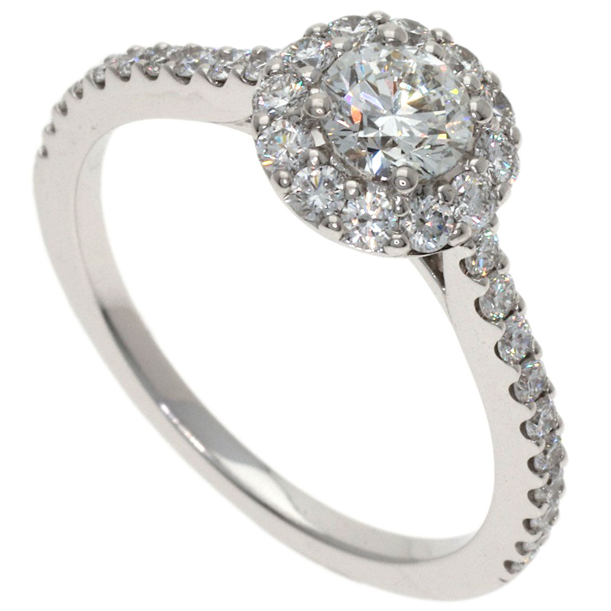 GRAFF Icon Round Diamond Ring K18 White Gold Ladies [Used]