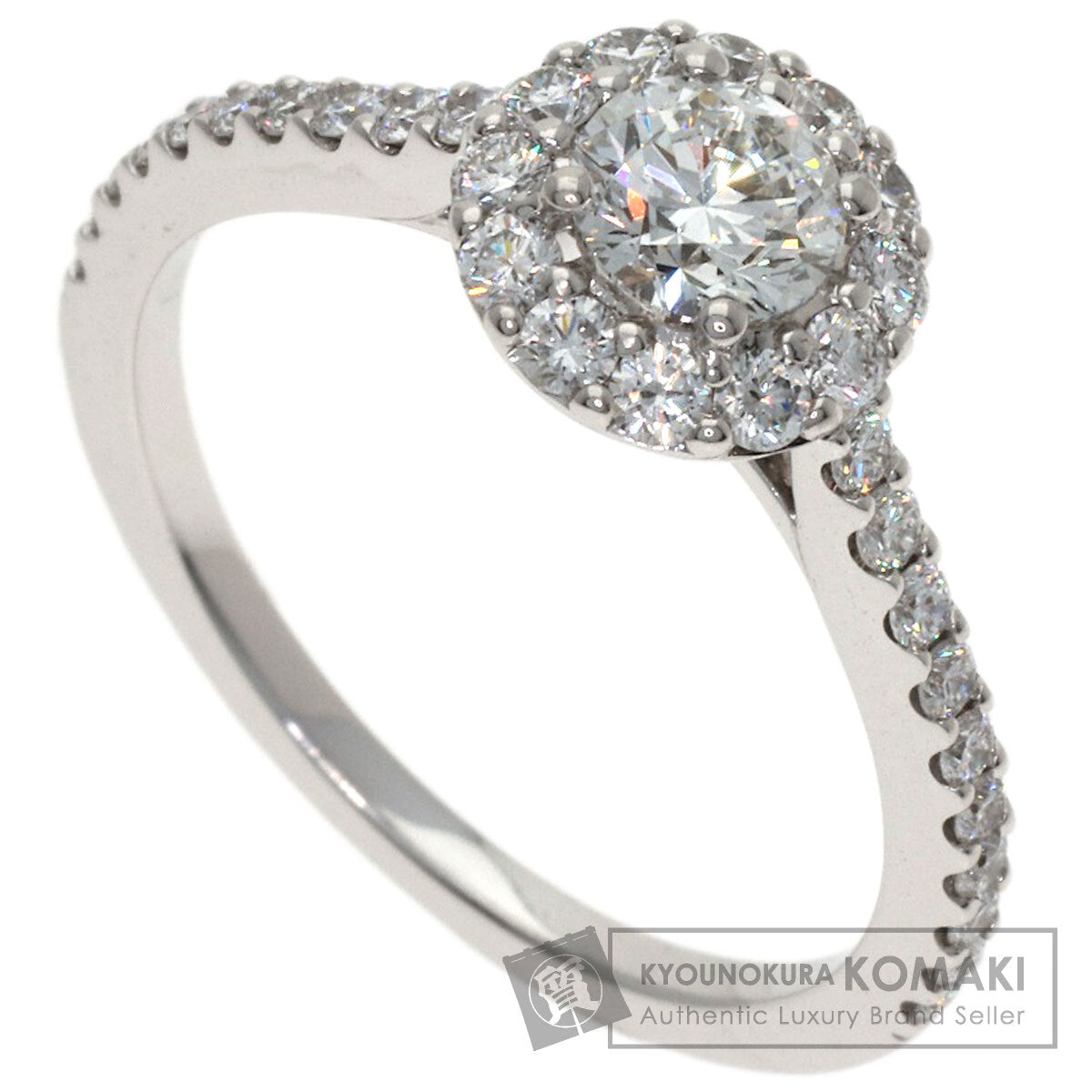 GRAFF Icon Round Diamond Ring K18 White Gold Ladies [Used]