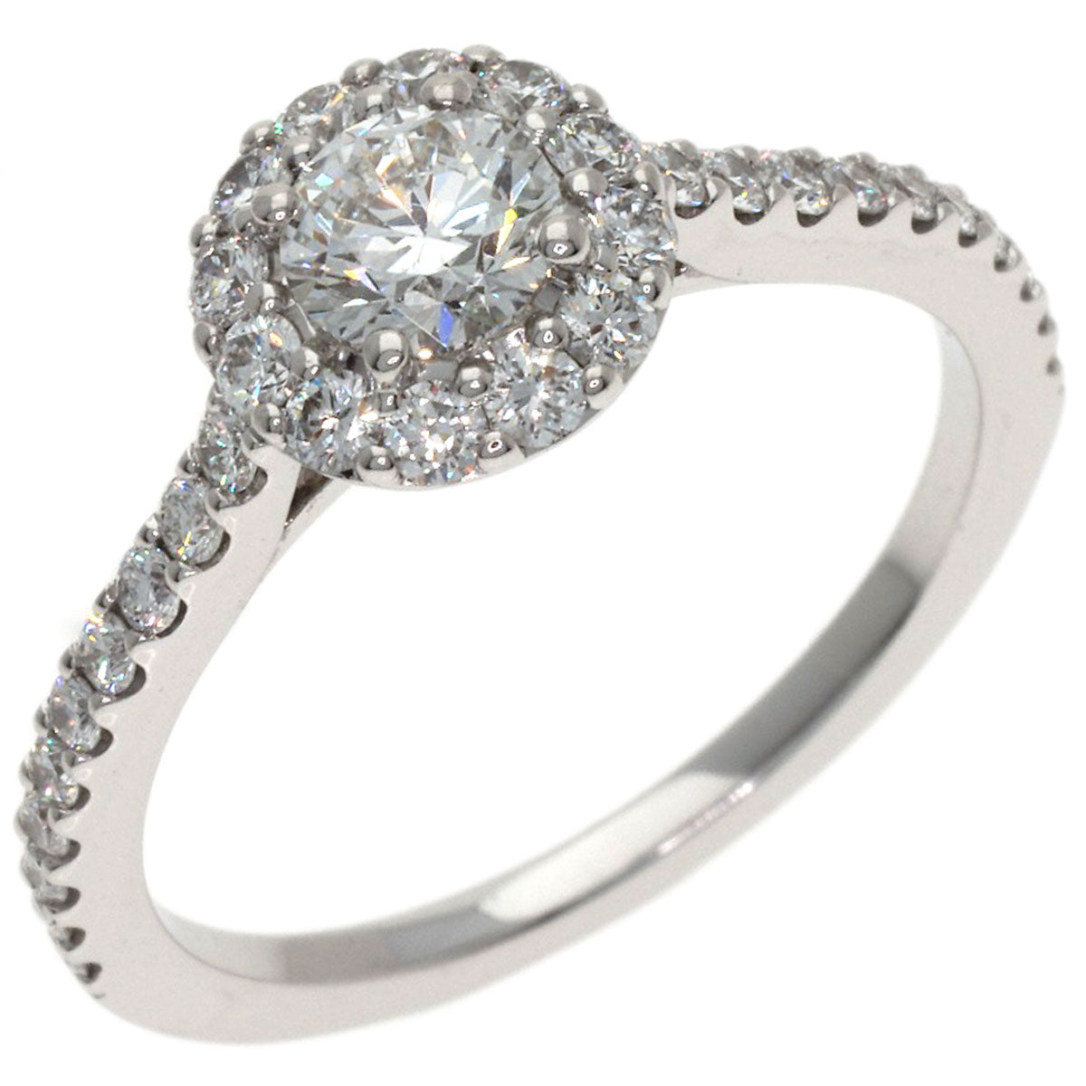 GRAFF Icon Round Diamond Ring K18 White Gold Ladies [Used]
