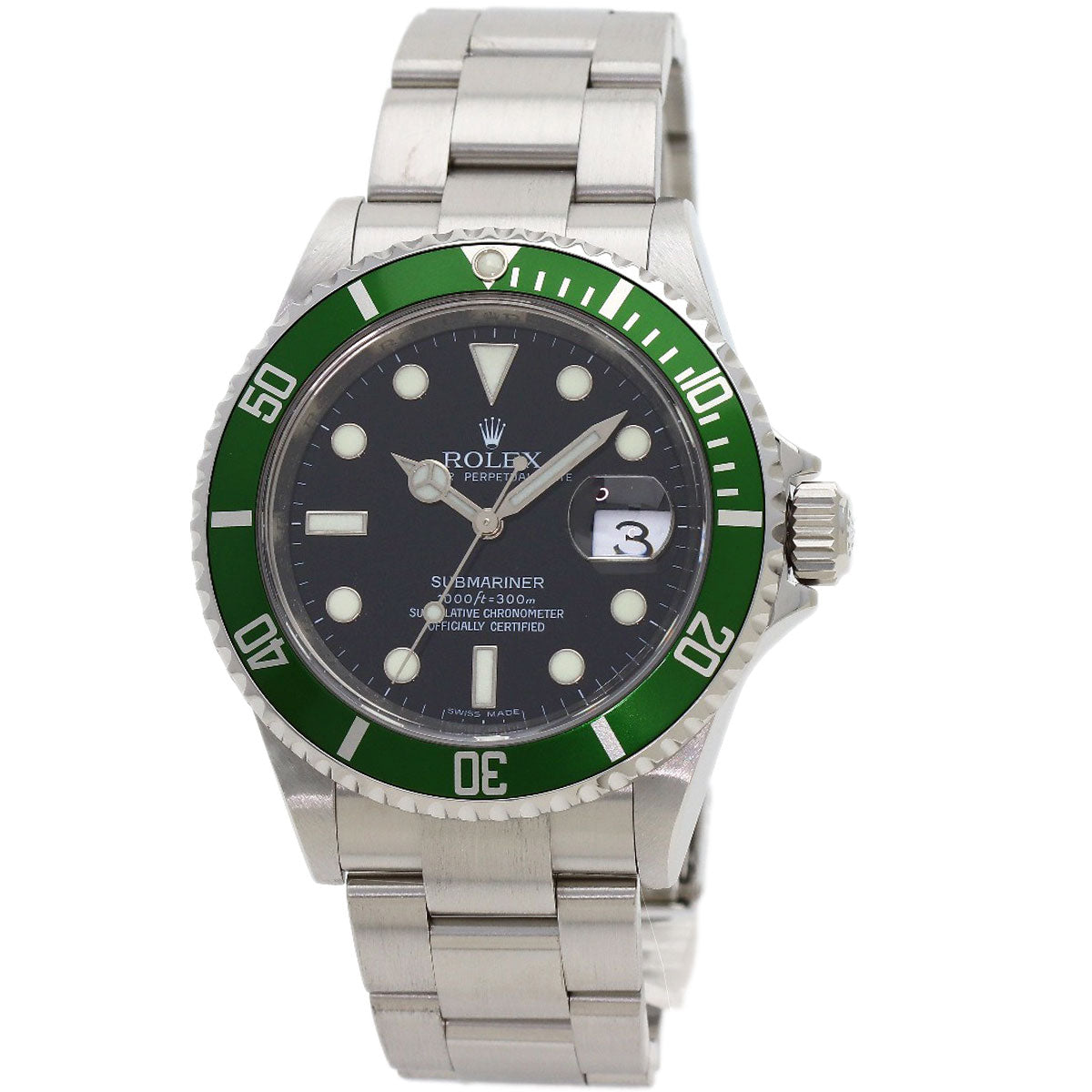 ROLEX Submarina Date Watches 16610LV Stainless Steel/Stainless Steel mens