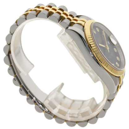 ROLEX DATEJUST 10P Diamond Watches 116233G Stainless Steel/SSxK18YG mens