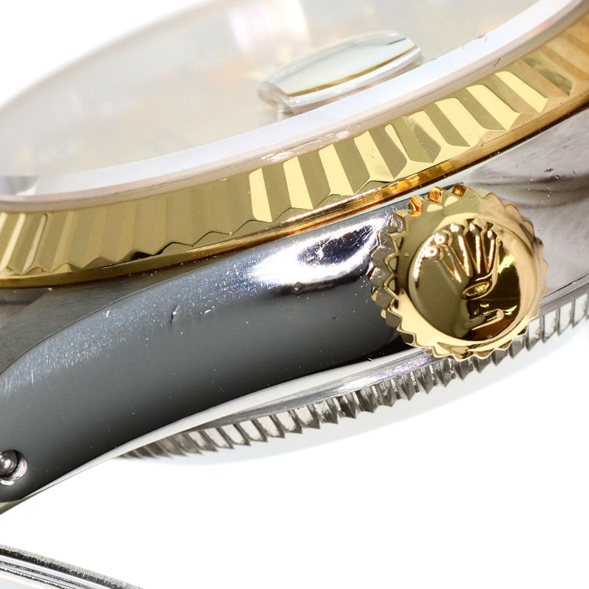 ROLEX DATEJUST 10P Diamond Watches 69173G Stainless Steel/SSxK18YG Ladies