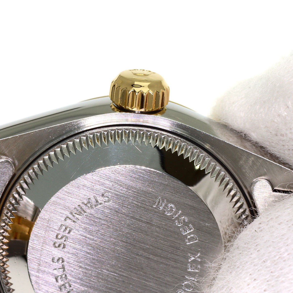 ROLEX DATEJUST 10P Diamond Watches 69173G Stainless Steel/SSxK18YG Ladies