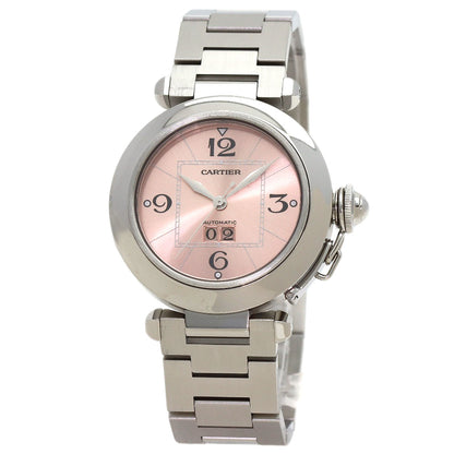 CARTIER Pasha C Big Date Watches W31058M7 Stainless Steel/Stainless Steel Ladies