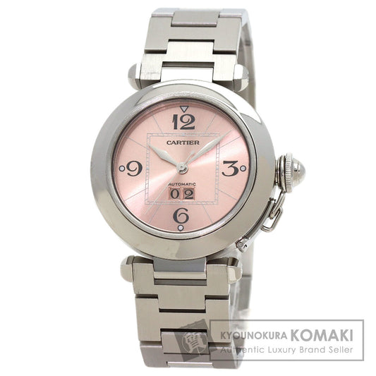 CARTIER Pasha C Big Date Watches W31058M7 Stainless Steel/Stainless Steel Ladies