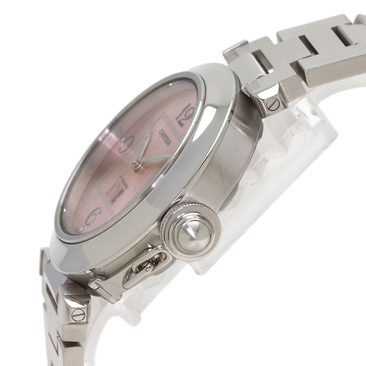 CARTIER Pasha C Big Date Watches W31058M7 Stainless Steel/Stainless Steel Ladies
