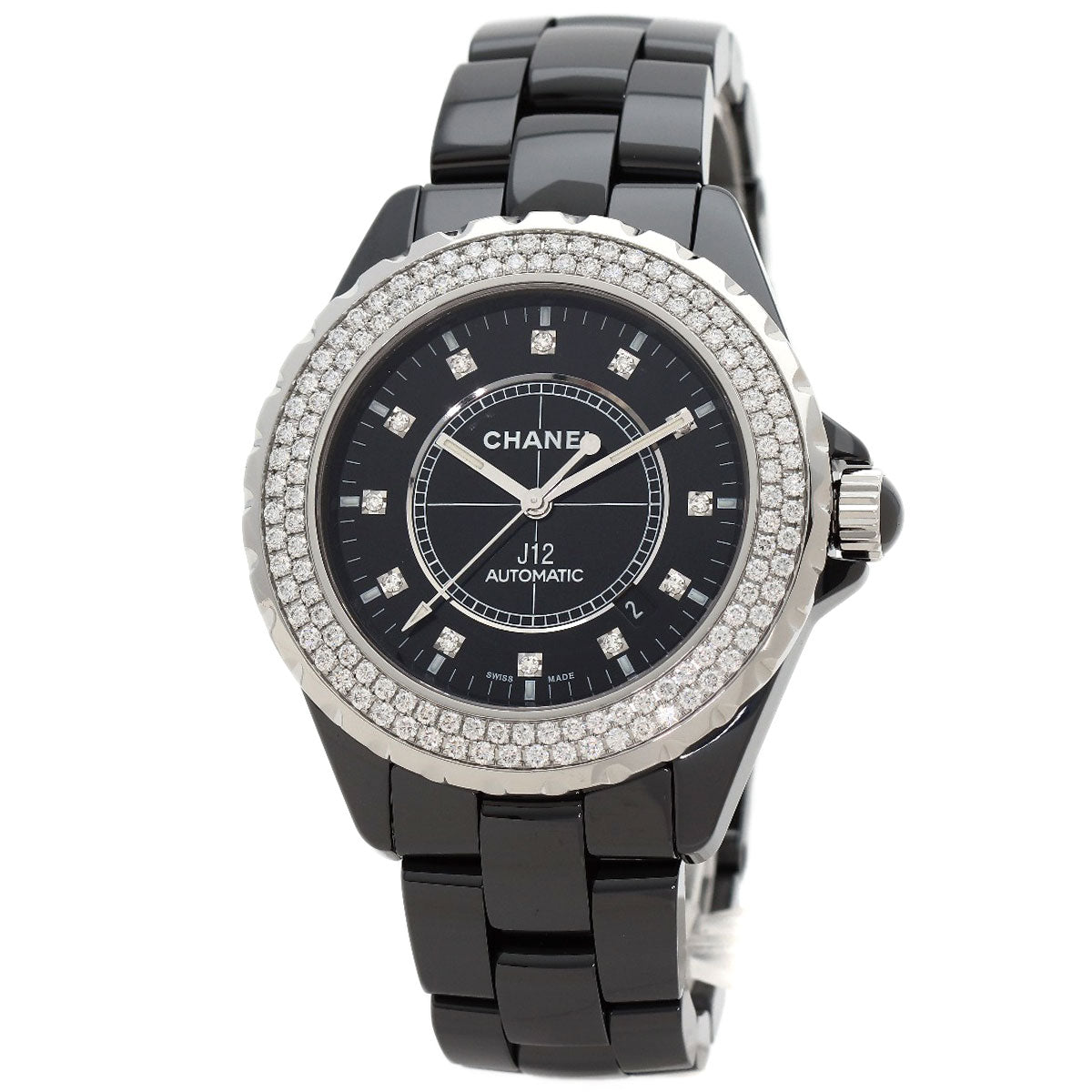 CHANEL J12 1.7" Watches H2014 Ceramic/Ceramic mens