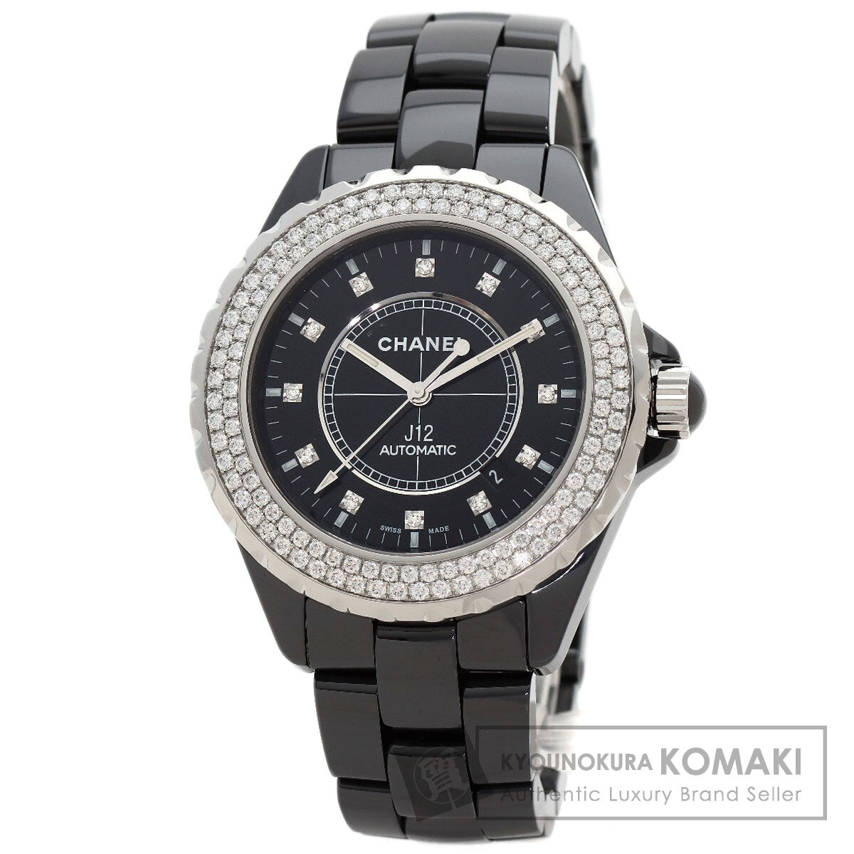 CHANEL J12 1.7" Watches H2014 Ceramic/Ceramic mens
