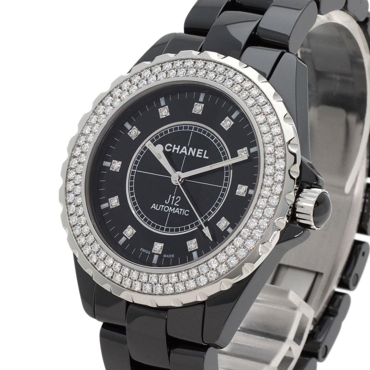 CHANEL J12 1.7" Watches H2014 Ceramic/Ceramic mens