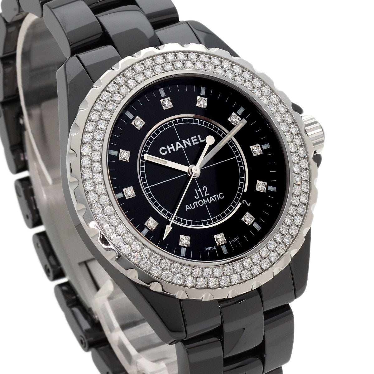 CHANEL J12 1.7" Watches H2014 Ceramic/Ceramic mens