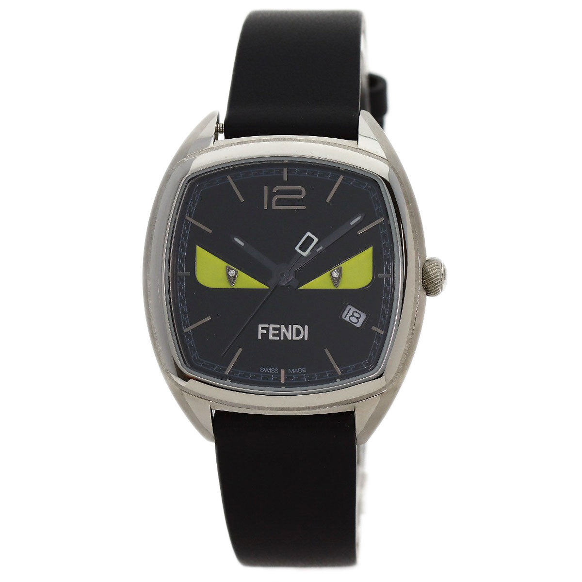 FENDI Bugs monster Watches 22000M Stainless Steel/Leather Ladies
