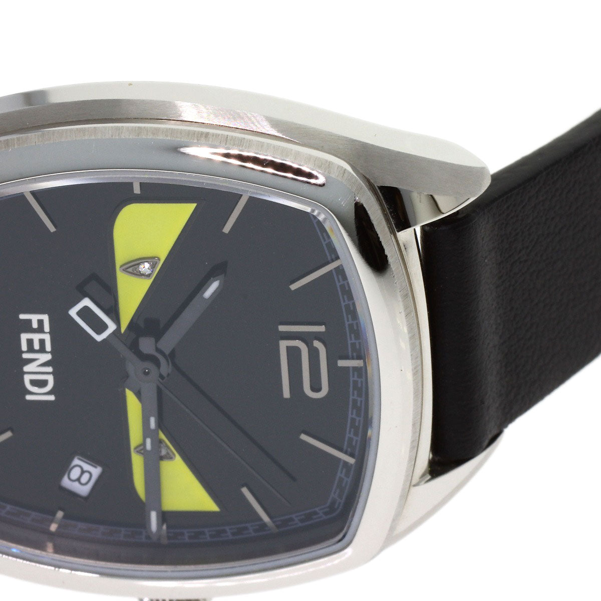 FENDI Bugs monster Watches 22000M Stainless Steel/Leather Ladies