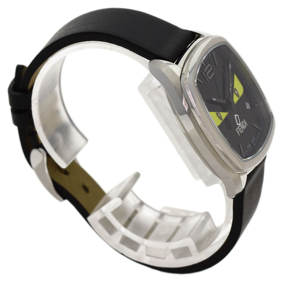 FENDI Bugs monster Watches 22000M Stainless Steel/Leather Ladies