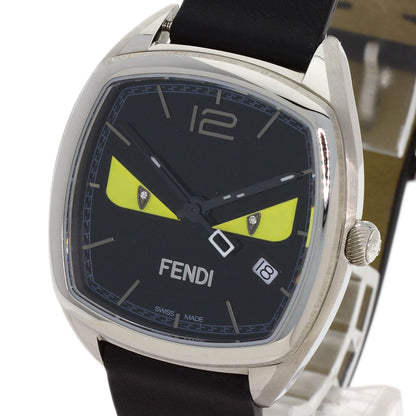 FENDI Bugs monster Watches 22000M Stainless Steel/Leather Ladies