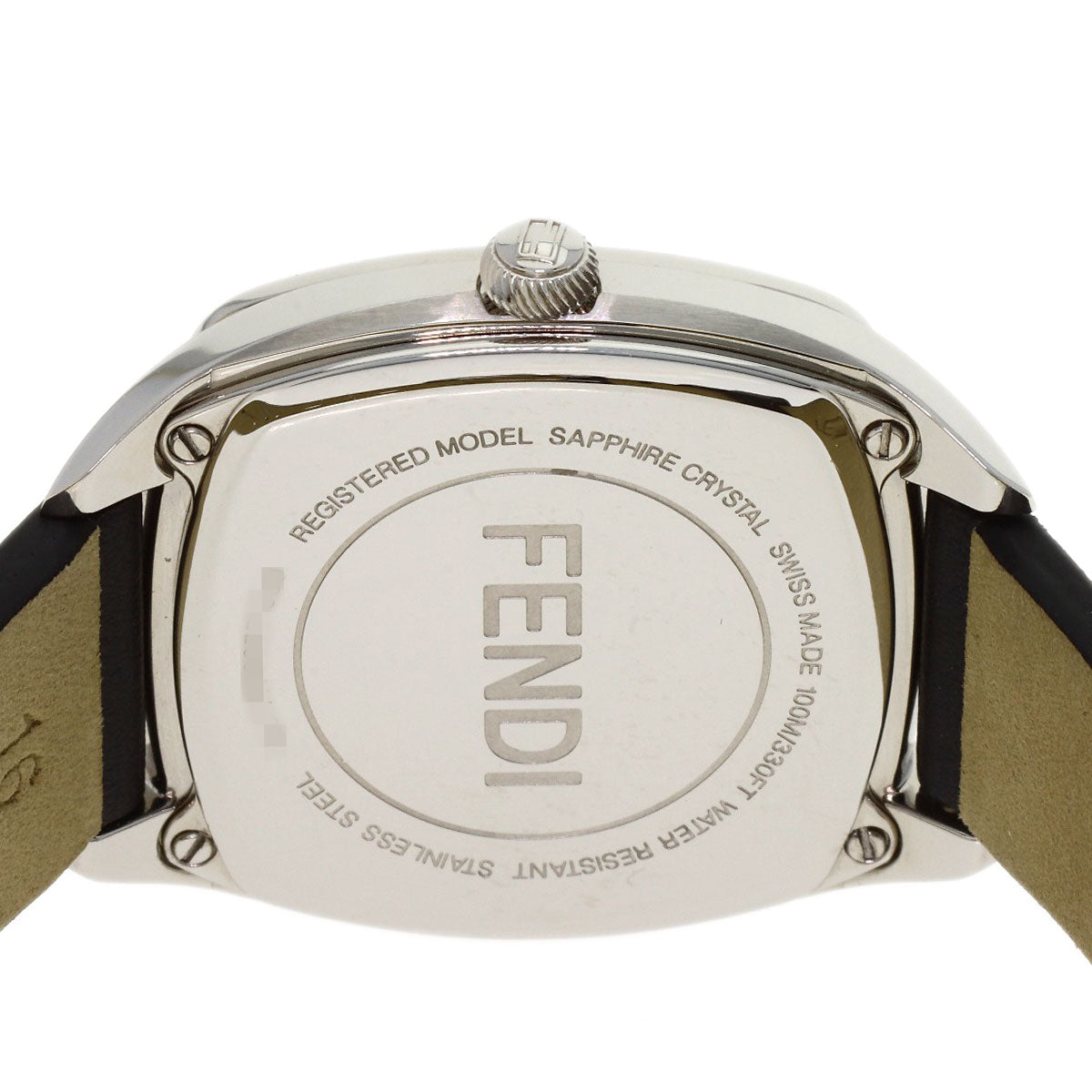 FENDI Bugs monster Watches 22000M Stainless Steel/Leather Ladies