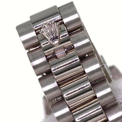 ROLEX Datejust 10P Diamond Ice Blue Watches 179136G Platinum/PT Ladies