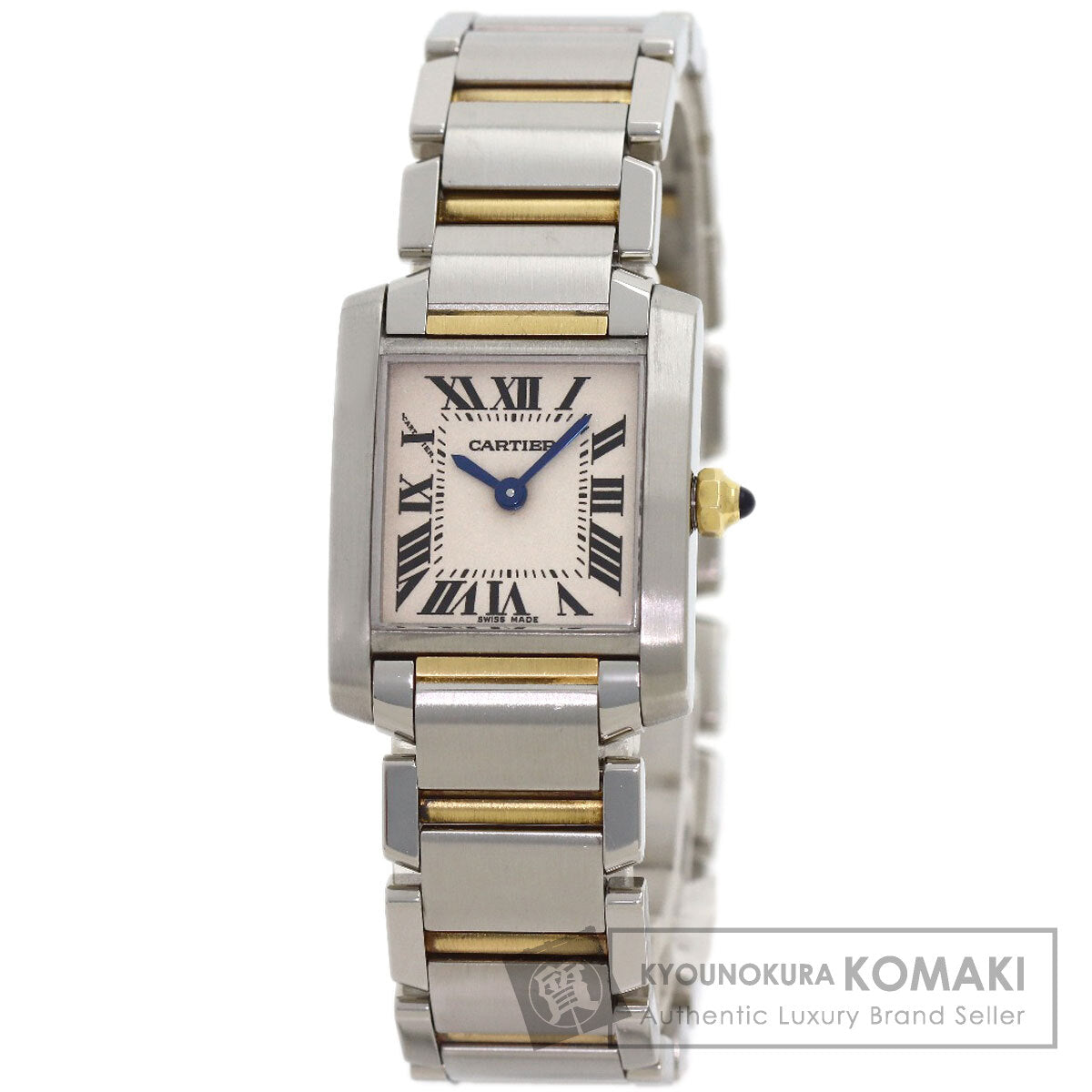 CARTIER Tank francaise SM Watches W51007Q4 Stainless Steel/SSxK18YG Ladies