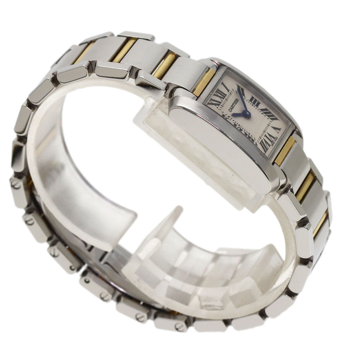 CARTIER Tank francaise SM Watches W51007Q4 Stainless Steel/SSxK18YG Ladies