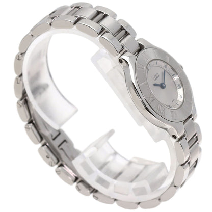 CARTIER Must21 SM Watches W10109T2 Stainless Steel/Stainless Steel Ladies