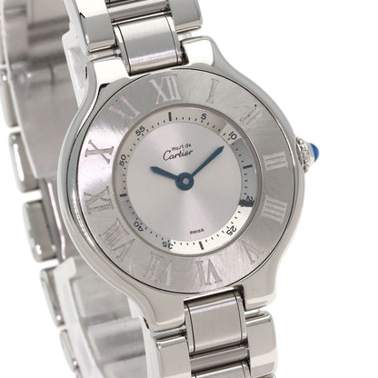 CARTIER Must21 SM Watches W10109T2 Stainless Steel/Stainless Steel Ladies