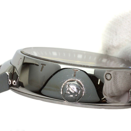 LOUIS VUITTON Tambour PM Monogram Watches QA070 Stainless Steel/Leather x rubber Ladies
