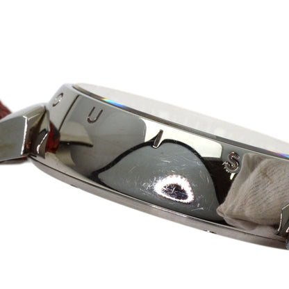 LOUIS VUITTON Tambour PM Monogram Watches QA070 Stainless Steel/Leather x rubber Ladies