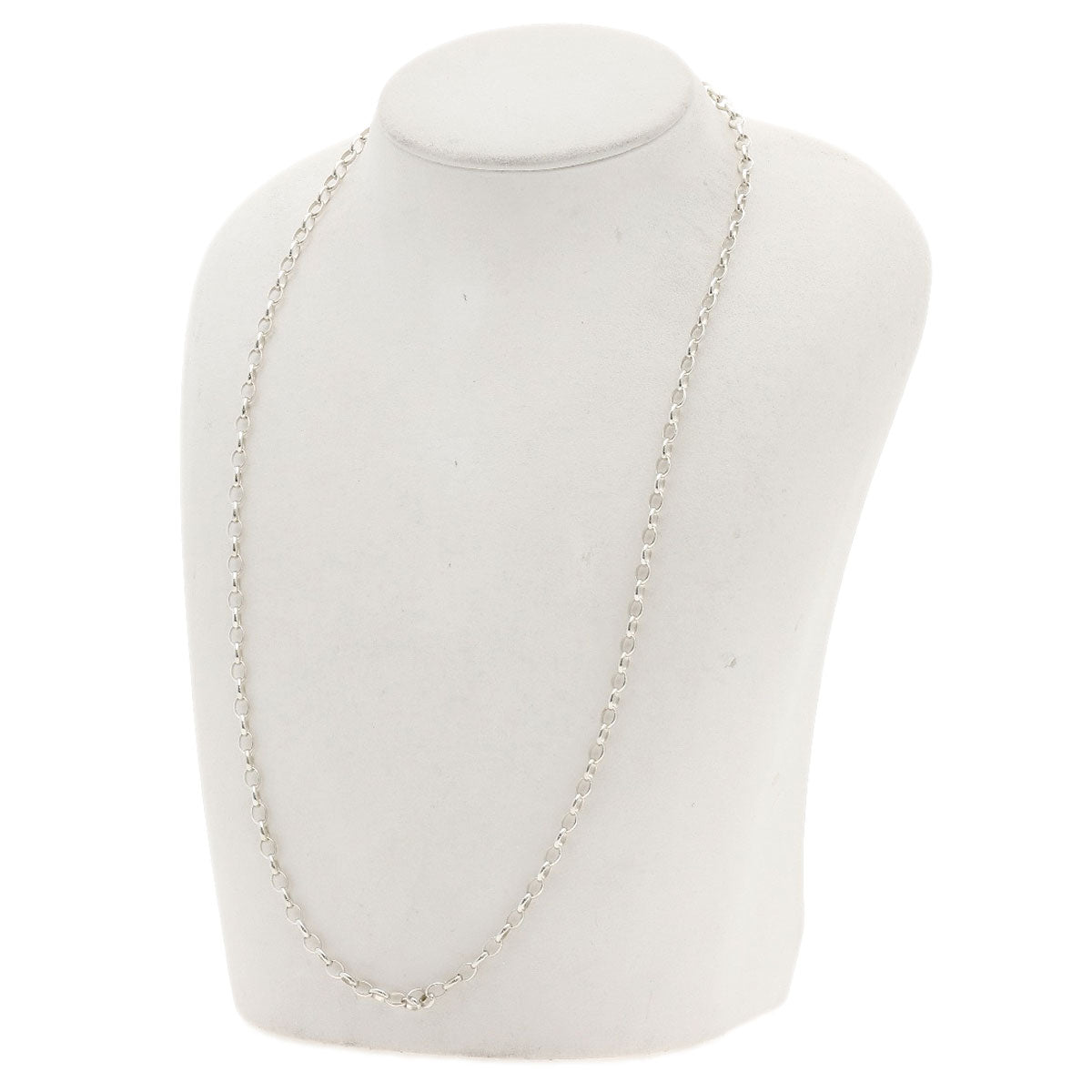 GUCCI Chain 55cm Necklace Silver Ladies [Used]
