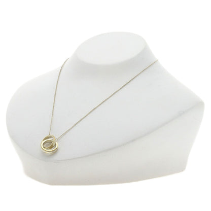 TIFFANY&Co. Interlocking circle Necklace Silver Ladies [Used]