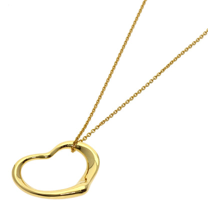 TIFFANY&Co. Open heart Necklace K18 Yellow Gold Ladies [Used]