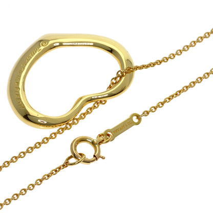 TIFFANY&Co. Open heart Necklace K18 Yellow Gold Ladies [Used]