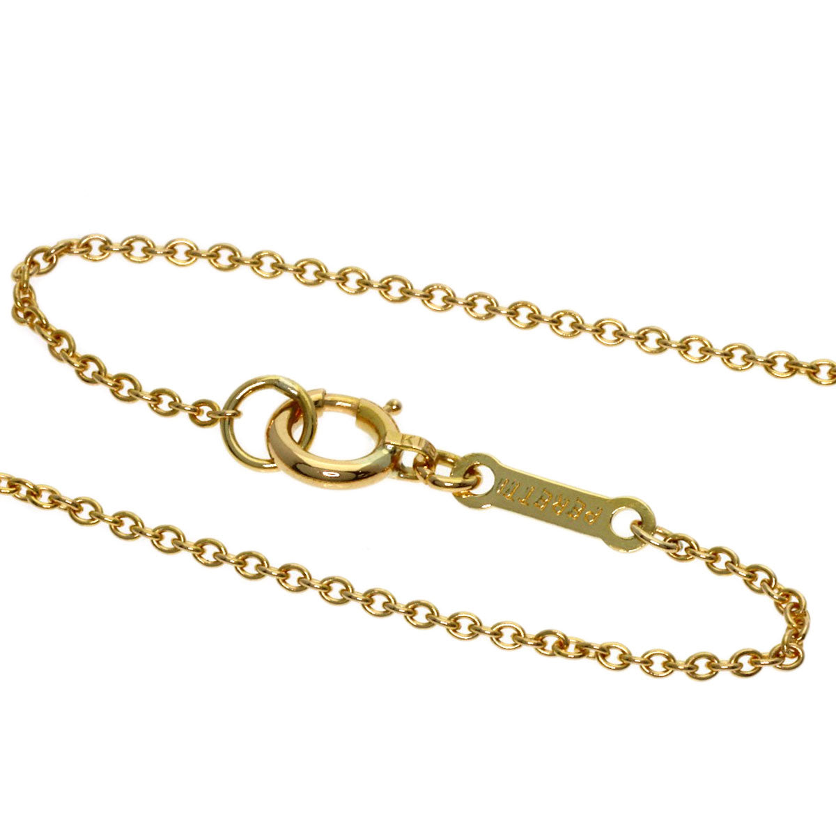 TIFFANY&Co. Open heart Necklace K18 Yellow Gold Ladies [Used]
