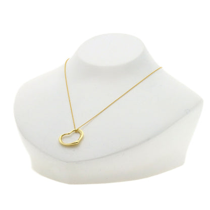 TIFFANY&Co. Open heart Necklace K18 Yellow Gold Ladies [Used]