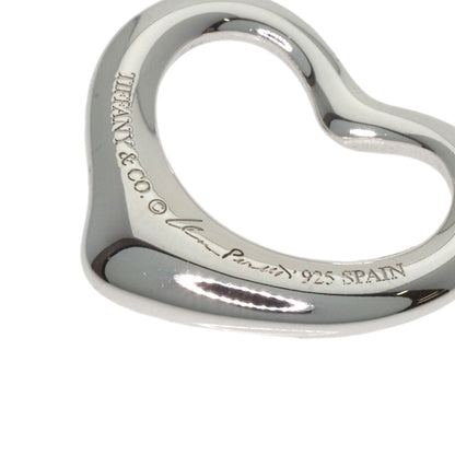 TIFFANY&Co. Open heart Pendant top Silver Ladies [Used]