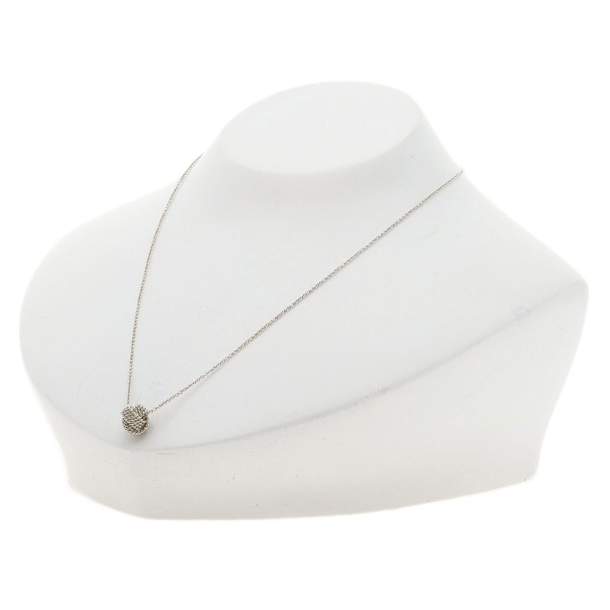 TIFFANY&Co. somerset mesh ball Necklace Silver Ladies [Used]