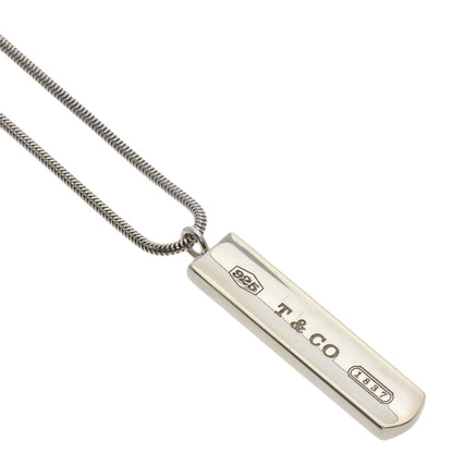 TIFFANY&Co. 1837 bar Necklace Silver Ladies [Used]